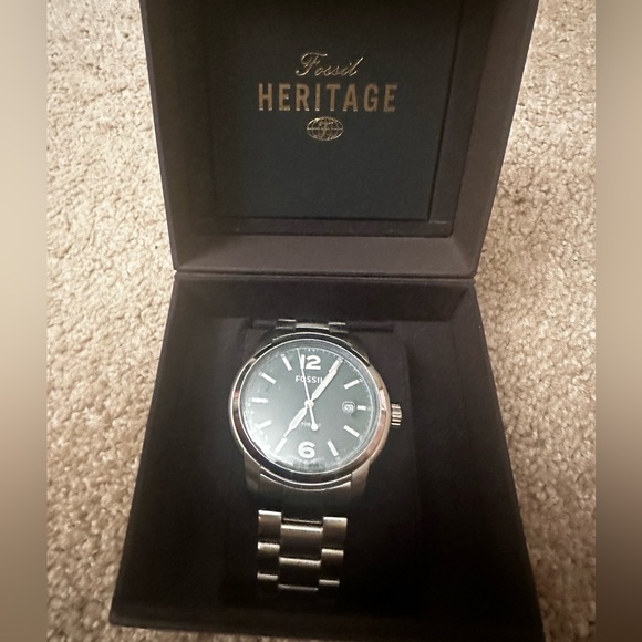 Fossil Heritage Collection Men’s Automatic Watch in Sold Out Green Dial - Picture 2 of 6